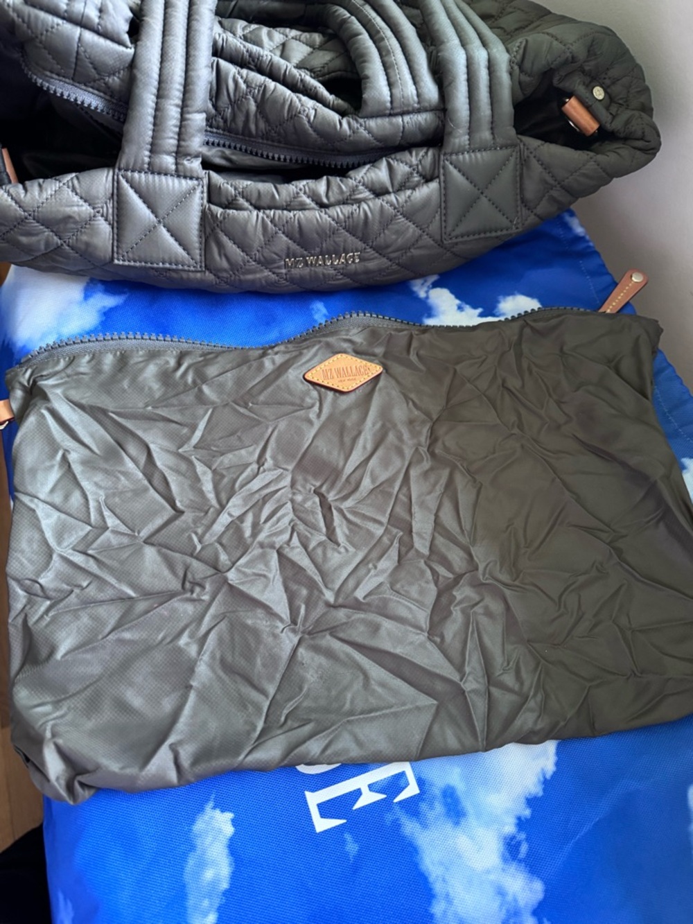 MZ Wallace Metro Large Tote in Gray - Picture 6 of 15